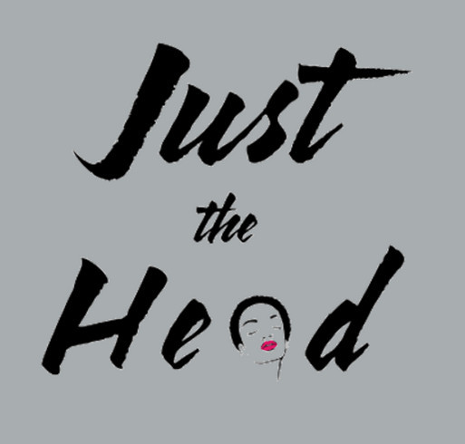 JustTheHead shirt design - zoomed