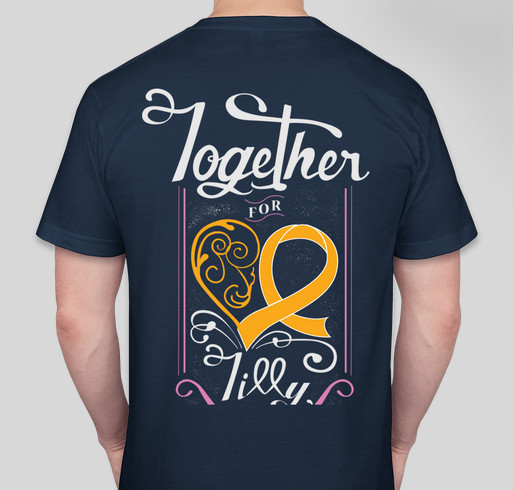 Together for Tilly Fundraiser - unisex shirt design - back