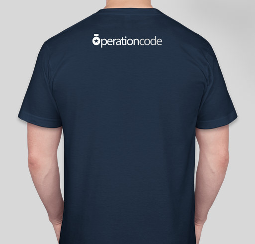 Operation Code Tees Fundraiser - unisex shirt design - back