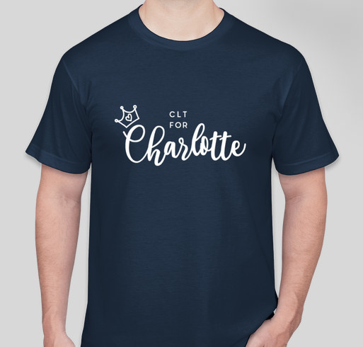 CLT for Charlotte Fundraiser - unisex shirt design - front