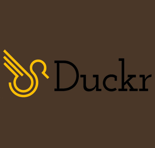 Duckr App Fundraiser shirt design - zoomed