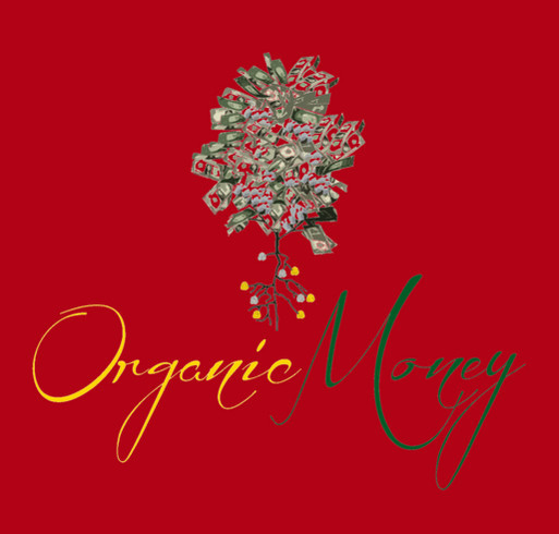Organic Money shirt design - zoomed