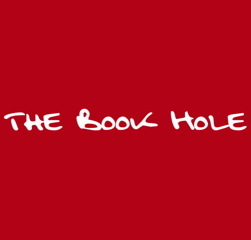 The Book Hole Project shirt design - zoomed