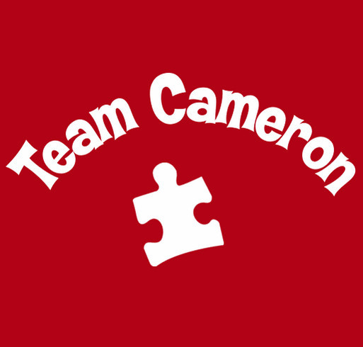 Camp Rainman fundraiser to benefit teens and young adults with autism. shirt design - zoomed