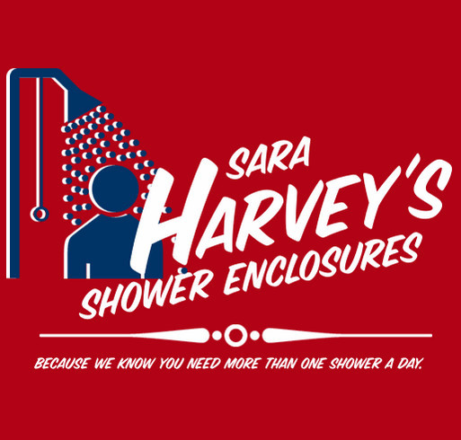 Harvey's Shower Enclosures shirt design - zoomed