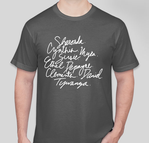 Nine Names, One Spirit Fundraiser - unisex shirt design - front
