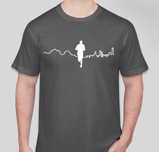 Summits to Skyline - Atlanta Trails running shirt Fundraiser - unisex shirt design - front