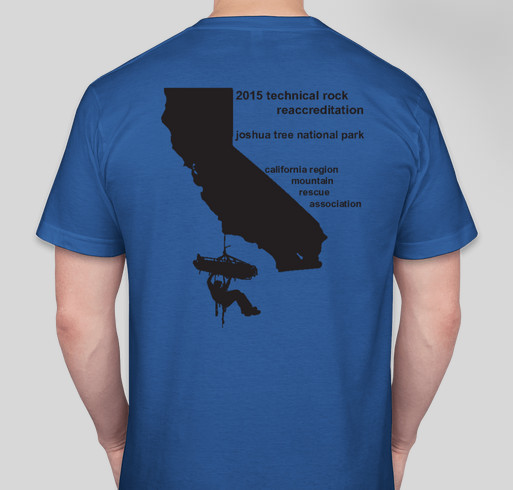 2015 CA Region MRA Reaccreditation T-shirt Fundraiser - unisex shirt design - back