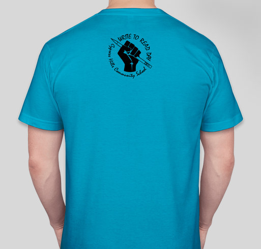 Cypress Hills Community School Library Fundraiser Fundraiser - unisex shirt design - back