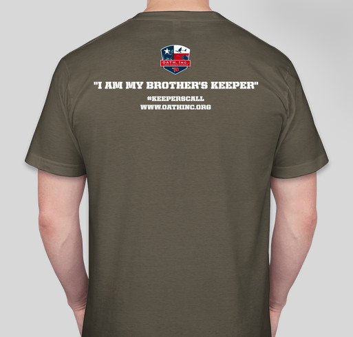 #KeepersCall Fundraiser - unisex shirt design - back