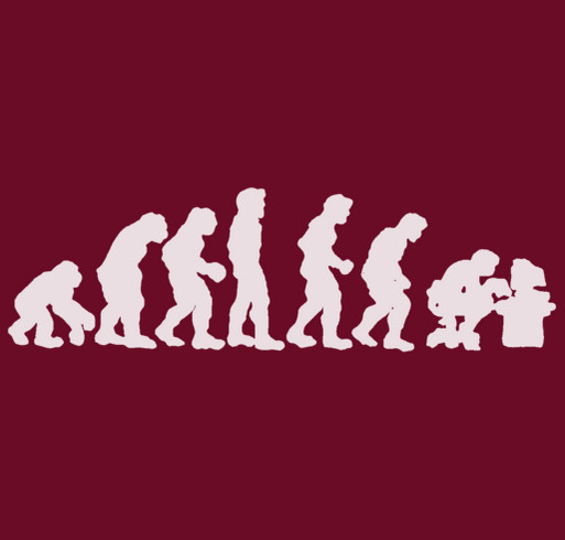 JHU Computer Science T-shirts - Evolution Design shirt design - zoomed