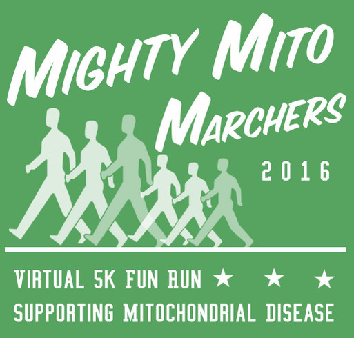 Mighty Mito Marcher 5K FUN RUN 2016 shirt design - zoomed