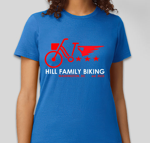 Hill Family Biking x Maury PTA for Permanent Crosswalk Art Fundraiser - unisex shirt design - front