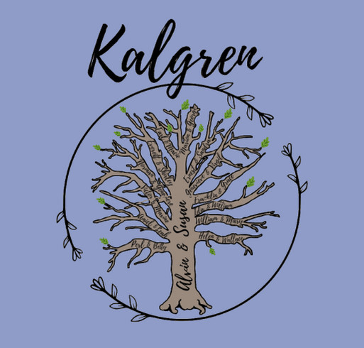 Kalgren 90th Reunion shirt design - zoomed