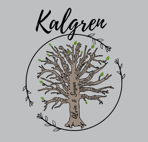 Kalgren 90th Reunion shirt design - zoomed