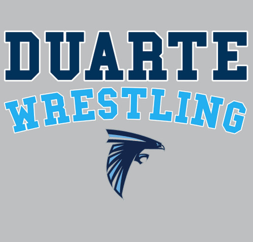 Duarte Wrestling shirt design - zoomed