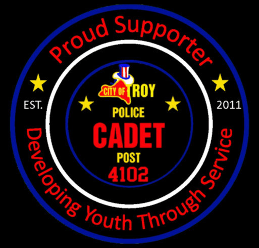 Troy Police Cadet Post #4102 shirt design - zoomed