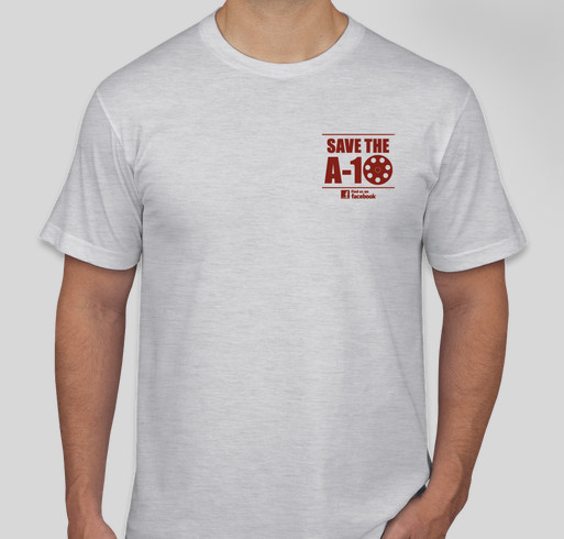 Save the A-10 Fundraiser for Chuck Norris' Charity, KickStart Kids! Fundraiser - unisex shirt design - front