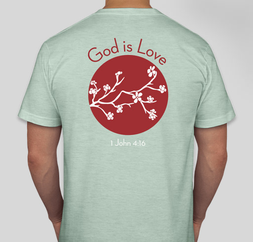 Sarah's Mission Trip to Japan Fundraiser - unisex shirt design - back
