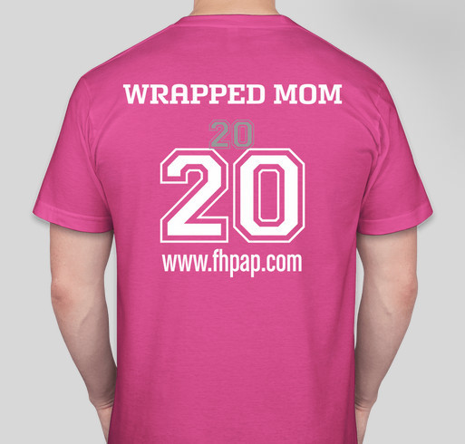 "WRAPPED-Longview" A Mother's Day Gift 2020 Fundraiser - unisex shirt design - back