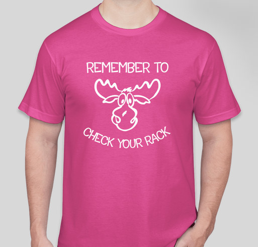 Check your rack and help finish breast cancer! Fundraiser - unisex shirt design - front