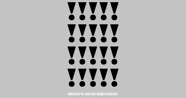 Owen's 30th Birthday