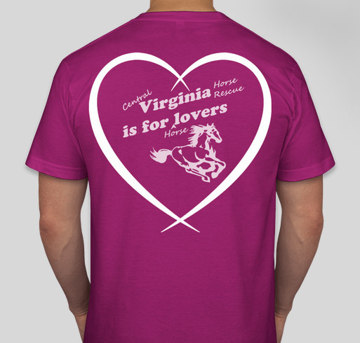CVHR Raspberry Shirts Fundraiser - unisex shirt design - back