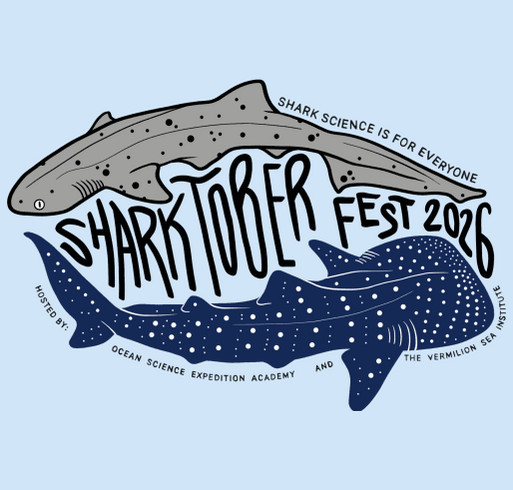 Sharktoberfest 2026 shirt design - zoomed