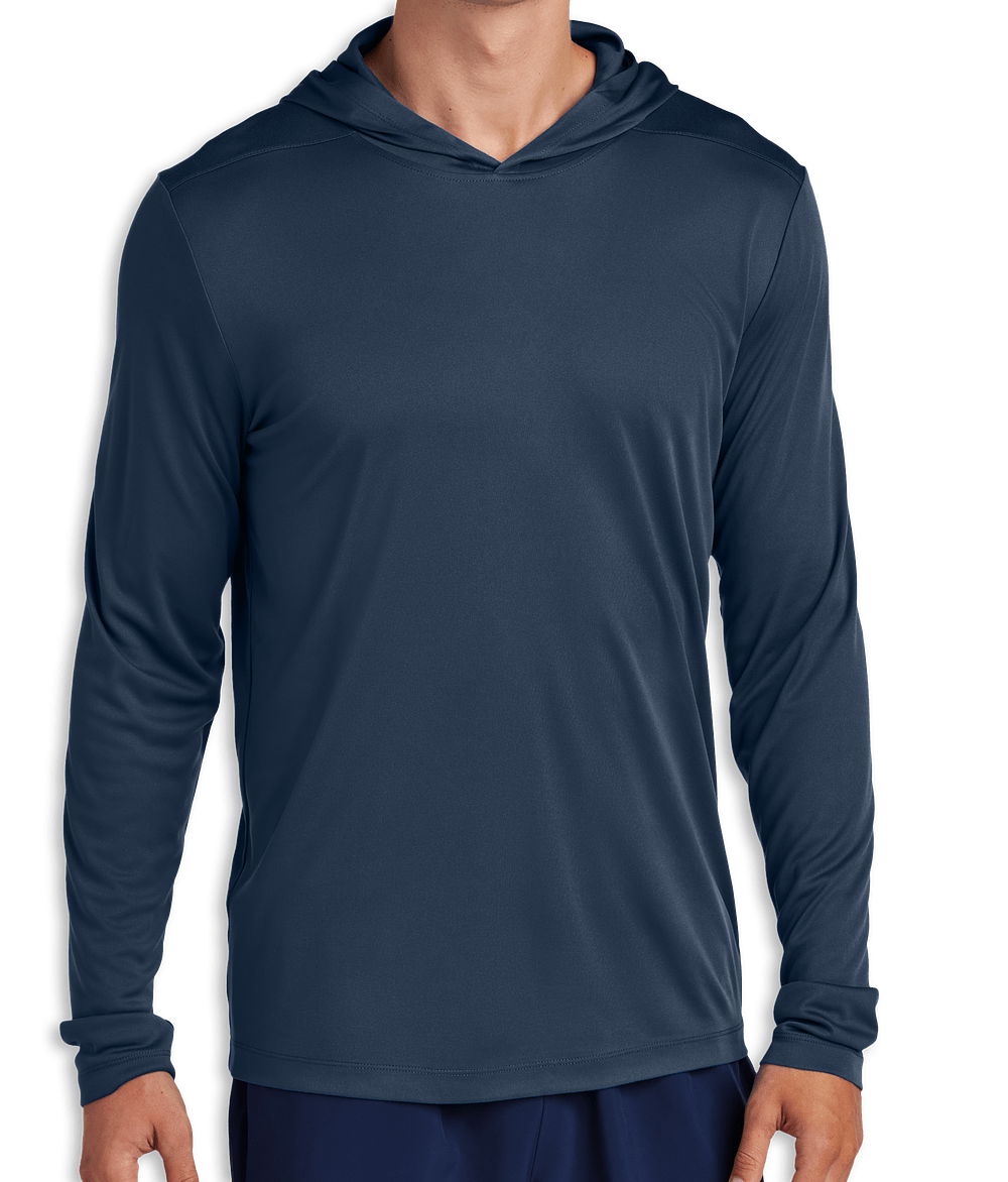 Sport-Tek UPF 50 Hooded Long Sleeve Performance Shirt