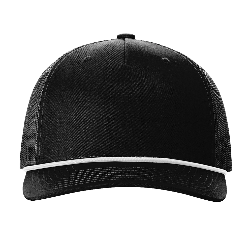 Richardson Five-Panel Rope Snapback Trucker Hat - Embroidered