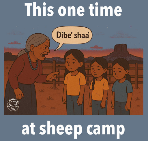 Chaha'oh fundraiser shirt design - zoomed