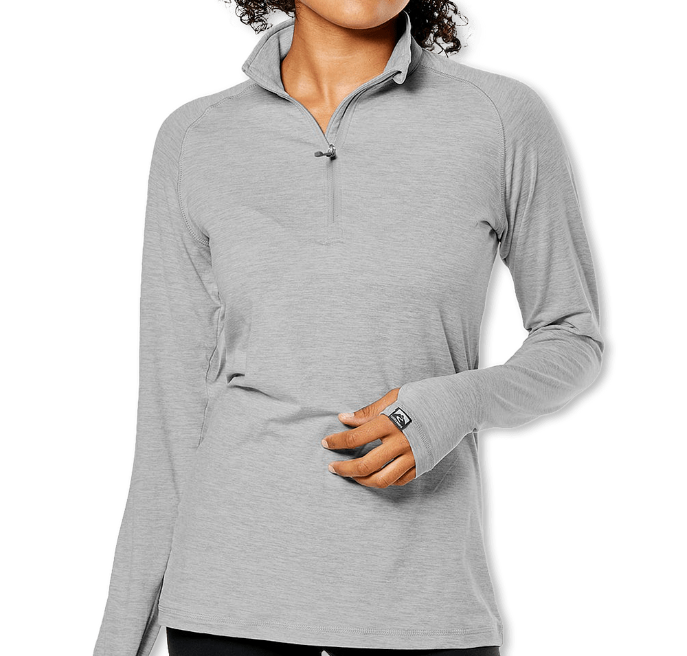 Storm Creek Women's Pacesetter Recycled Performance Quarter Zip Shirt-default
