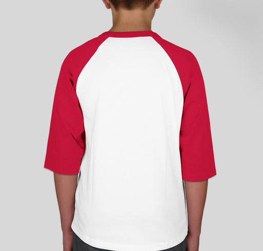 JVF Baseball Tee (Youth M and L Sizes) Fundraiser - unisex shirt design - back