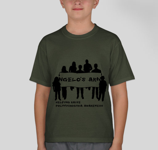 Angelo's Army Fundraiser - unisex shirt design - front