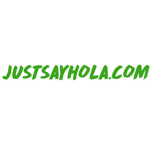 The Future is Now. Just Say Hola. Simple. shirt design - zoomed