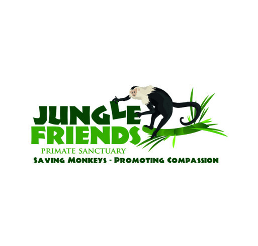 Jungle Friends Primate Sanctuary Hat shirt design - zoomed