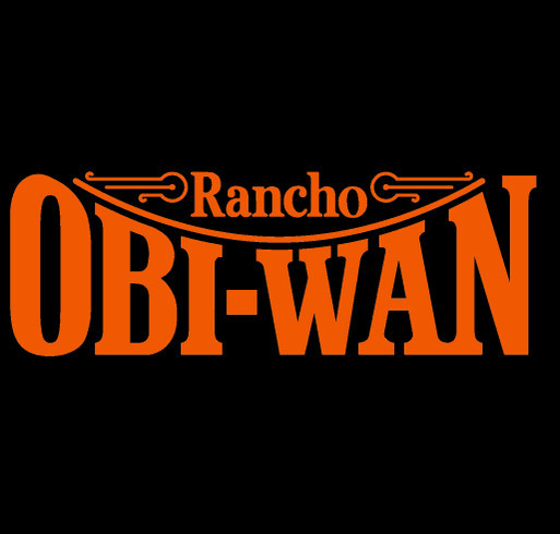Rancho Obi-Wan 10th Anniversary Fundraiser shirt design - zoomed