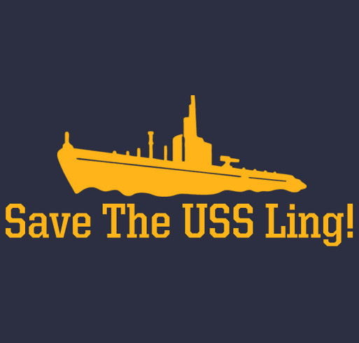 Support the USS Ling shirt design - zoomed