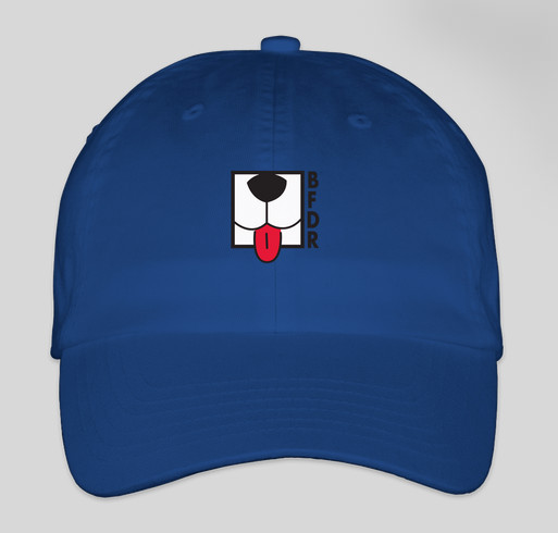 Big Fluffy Dog Rescue HATS! Fundraiser - unisex shirt design - front