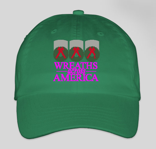 The Wreaths Across America Green Ball Cap With Logo Fundraiser - unisex shirt design - small