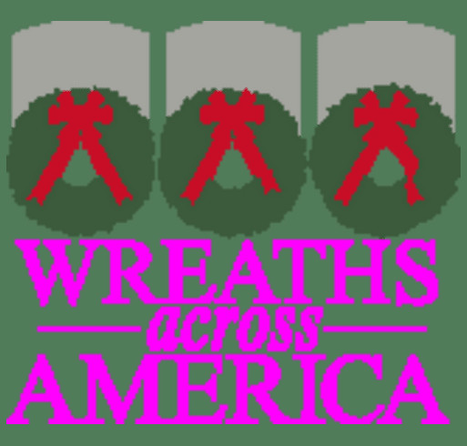 The Wreaths Across America Green Ball Cap With Logo shirt design - zoomed