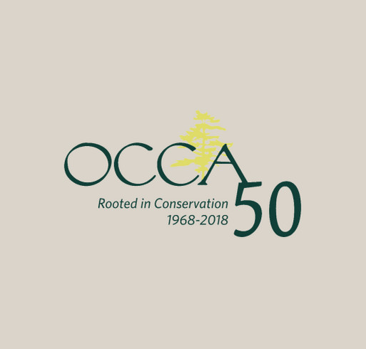 We're 50! Help us celebrate by flying your OCCA 50th anniversary colors! shirt design - zoomed