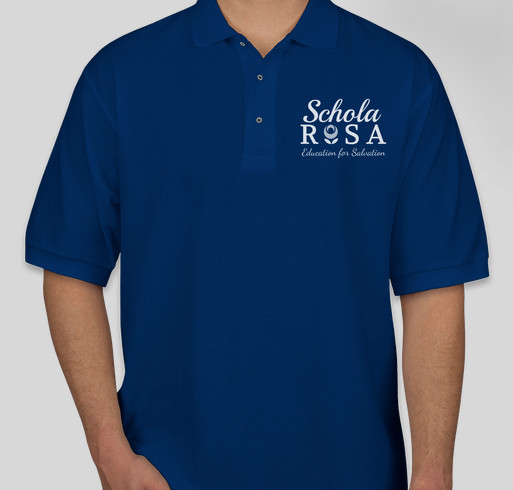 2019-2020 Schola Rosa Polos Fundraiser - unisex shirt design - front