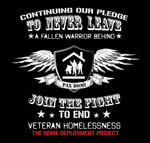 Join The Fight to End Veteran Homelessness! shirt design - zoomed