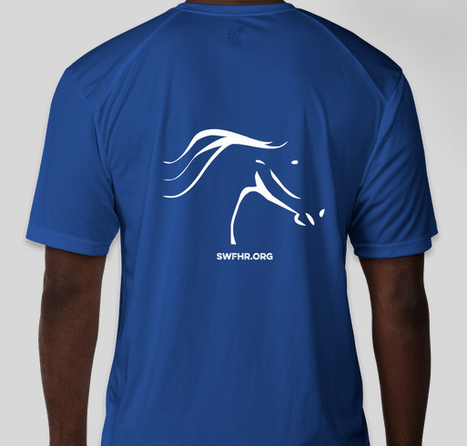 Logo’d performance shirts – SWFHR 005 Fundraiser - unisex shirt design - back