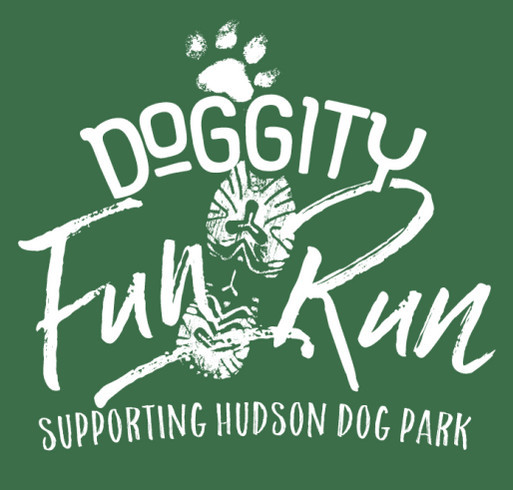 Doggity Fun Run 2018 shirt design - zoomed