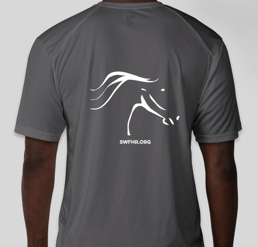 Logo’d performance shirts – SWFHR 005 Fundraiser - unisex shirt design - back