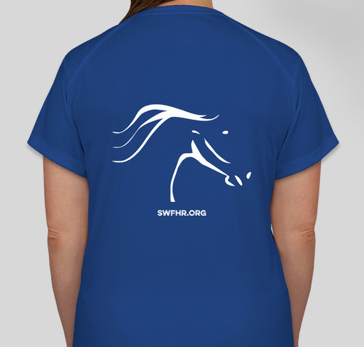 Logo’d performance shirts – SWFHR 005 Fundraiser - unisex shirt design - back