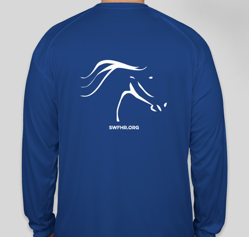 Logo’d performance shirts – SWFHR 005 Fundraiser - unisex shirt design - back