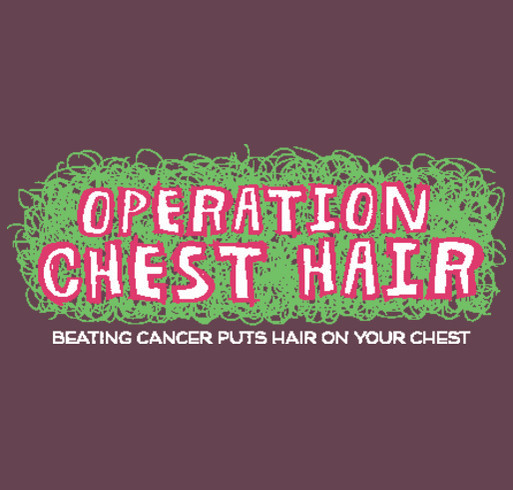 Operation Chest Hair shirt design - zoomed